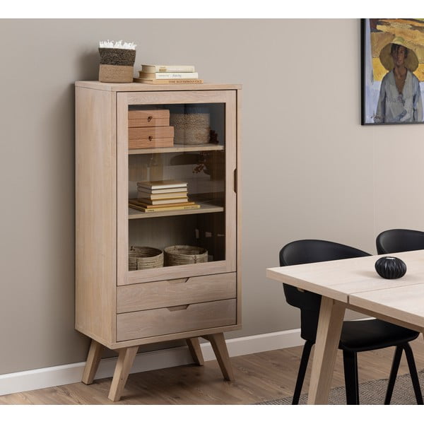 Vitrină în decor stejar 72x145 cm A-Line - Actona-image-1