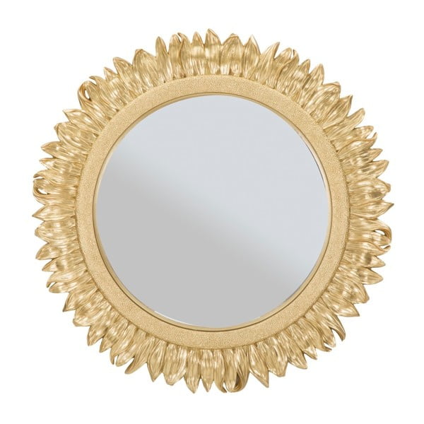 Oglindă de perete cu ramă din fier Mauro Ferretti Glam Petalo, ⌀ 42,5 cm
