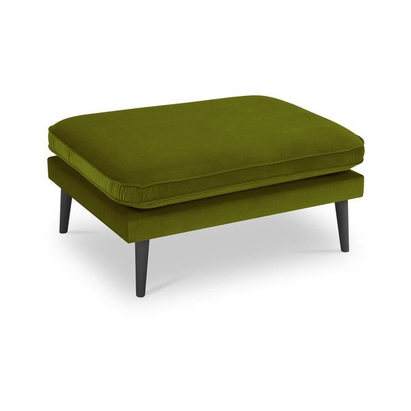 Taburet din catifea Kooko Home Lento, verde-image-2
