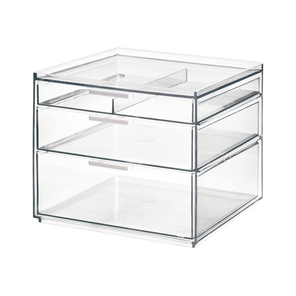 Organizator de baie pentru cosmetice din plastic reciclat – iDesign-image-2