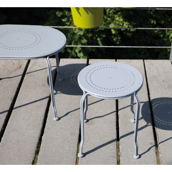 Măsuță de balcon Esschert Design Nature, 31 cm, gri-image-1