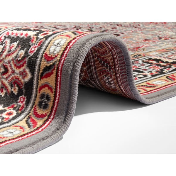 Traversă Nouristan Skazar Isfahan, 80 x 250 cm, gri - maro-image-1