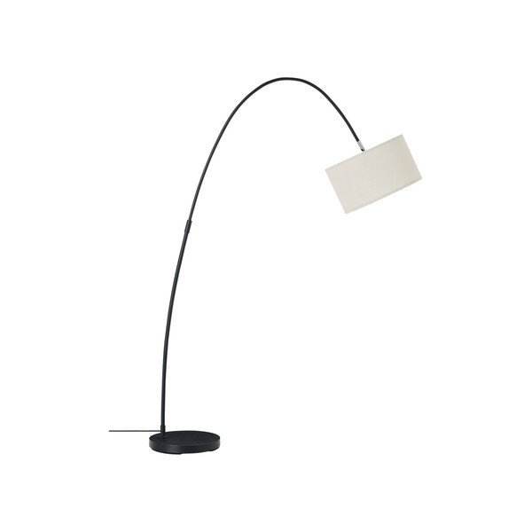 Lampadar alb/negru cu structură flexibilă din material textil (înălțime 145 cm) Arc – Ellos Home