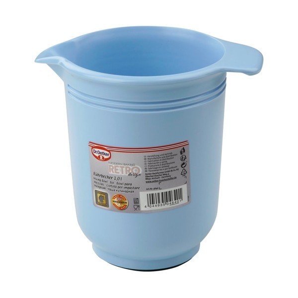 Bol cu gură de scurgere Dr. Oetker, ø 11 cm, albastru-image-1