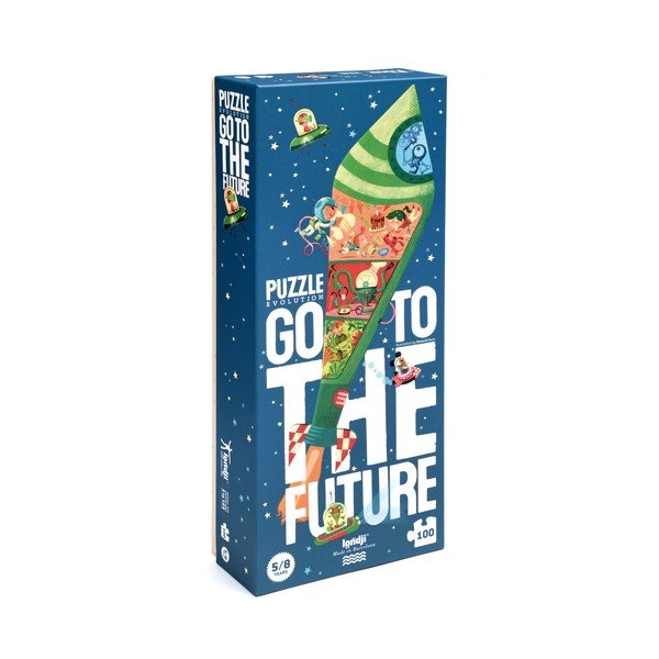 Puzzle Londji Călătorie în viitor, 100 piese