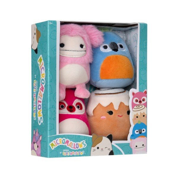 Jucării de pluș 4 buc. Micromallows 4Pack – SQUISHMALLOWS-image-3