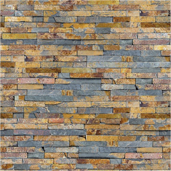 Autocolant pentru perete Ambiance Recycled Natural Wood, 40 x 40 cm-image-2