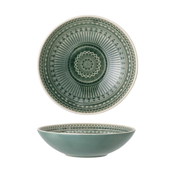 Bol din gresie ceramică Bloomingville Rani, ø 18 cm, verde-image-4