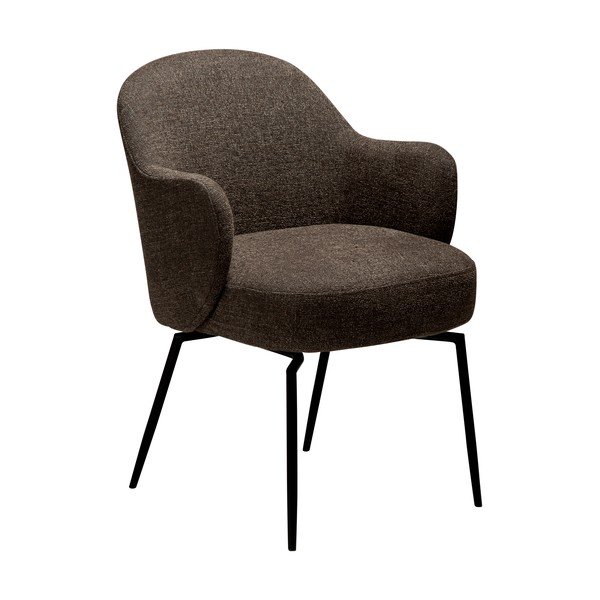 Scaun de living maro cu cotiere/rotativ Bae – DAN-FORM Denmark