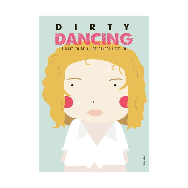 Poster NiñaSilla Dirty Dancing, 21 x 42 cm