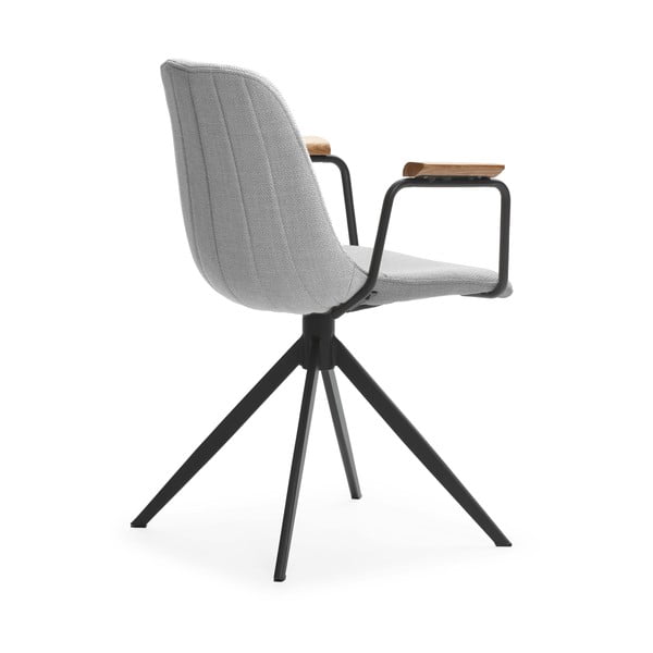 Scaune de dining gri-deschis 2 buc. Tali – Marckeric-image-4