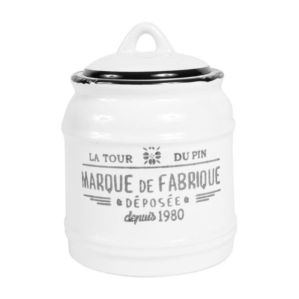 Recipient pentru condimente Comptoir de Famille Fabrique, 900 ml, alb