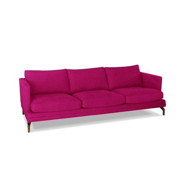Canapea cu 3 locuri Windsor & Co. Sofas Jupiter, roz-image-1