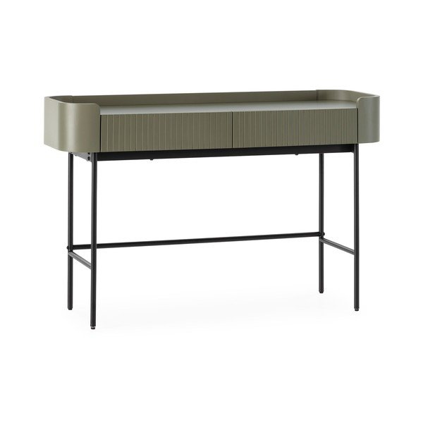 Masă consolă kaki 40x120 cm Willa – MOME-image-3