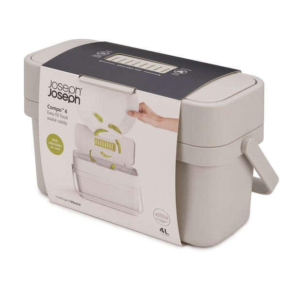 Recipient pentru deșeuri compostabile Joseph Joseph Compo, bej-image-4