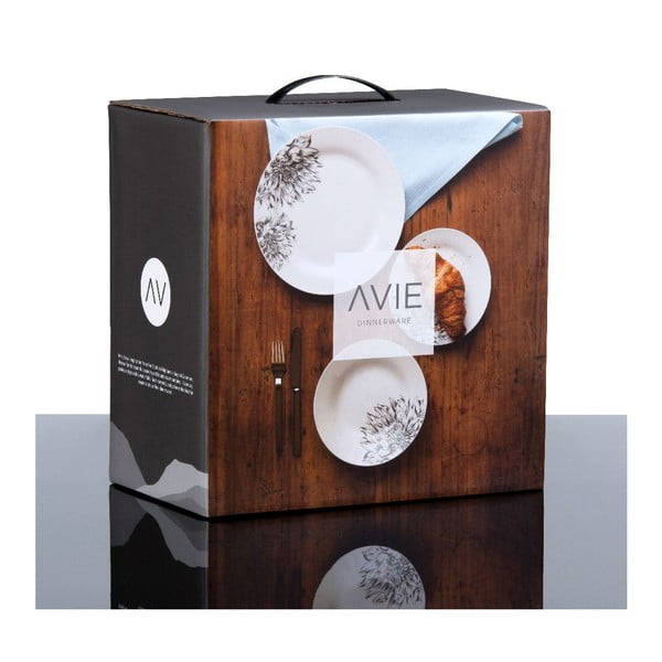 Serviciu de masă 12 buc. din porțelan Avie – Premier Housewares-image-2