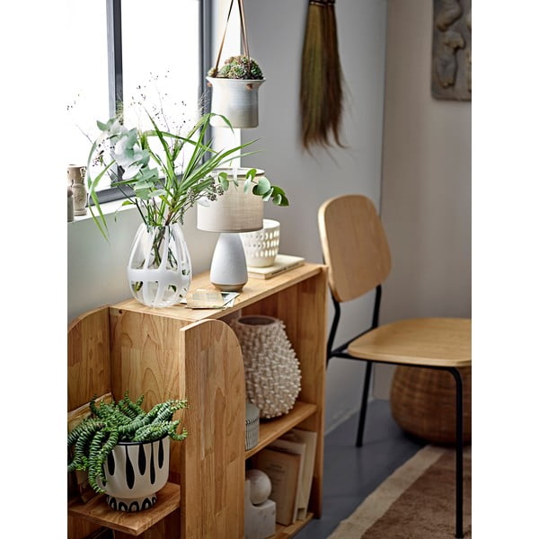 Veioză albă-bej cu abajur textil (înălțime 27,5 cm) Paprica – Bloomingville-image-3