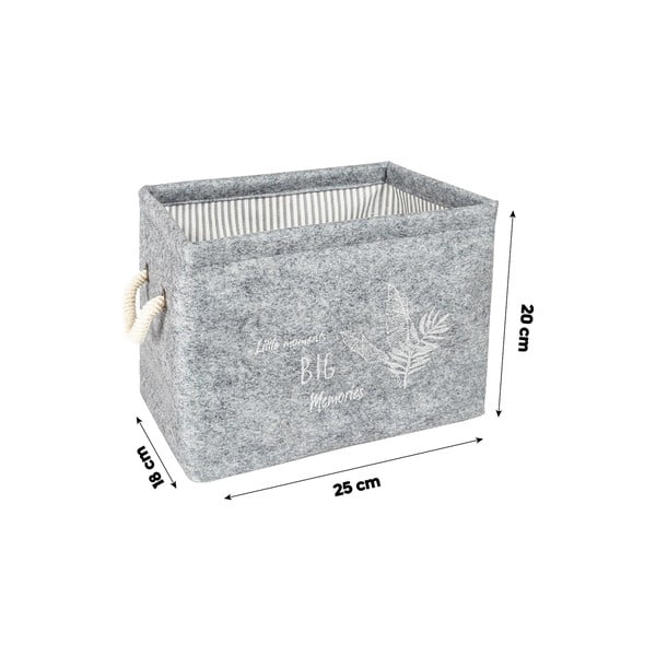 Coș de depozitare din material textil – Mioli Decor-image-1