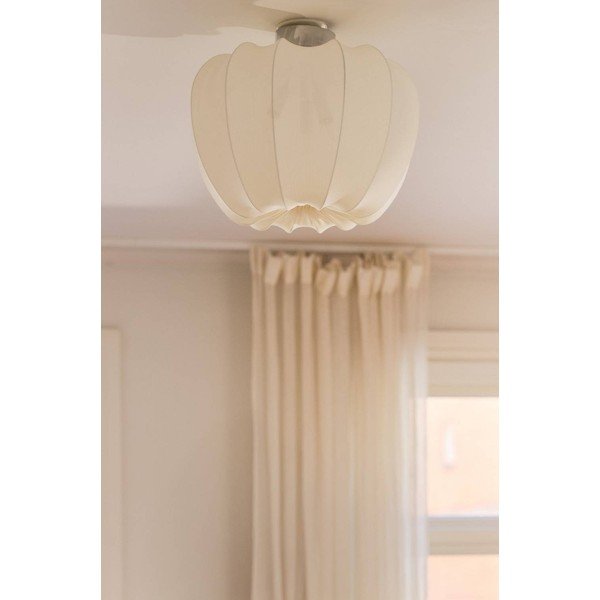 Plafonieră crem din material textil ø 50 cm Pion – Jotex-image-2