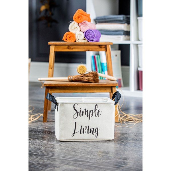 Coș de depozitare de depozitare din material textil – Mioli Decor-image-2