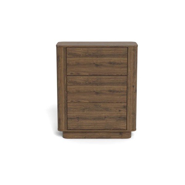 Comodă în culoare naturală închisă cu aspect de lemn de stejar 90x107x40 cm Atmore – Actona-image-2