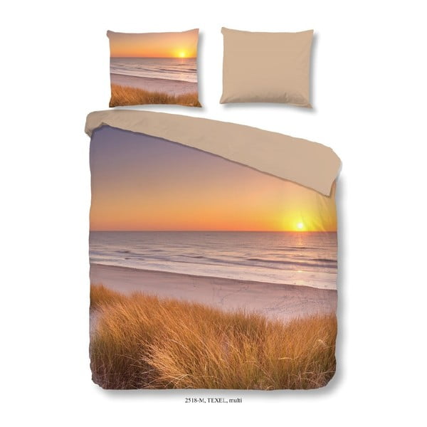 Lenjerie de pat din micropercal Muller Textiels Sunset, 240 x 200 cm