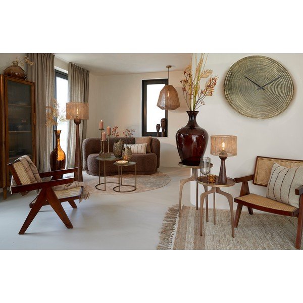 Vitrină maro din lemn  de mango 58x180 cm Mocu – Light & Living-image-1