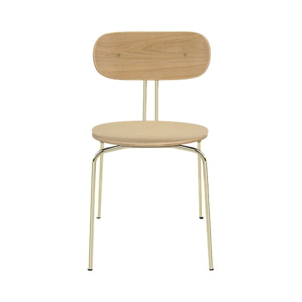 Scaun de dining bej/auriu Curious – UMAGE-image-2