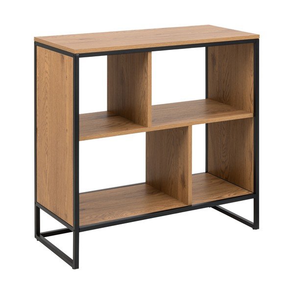 Bibliotecă   cu aspect de lemn de stejar 77x79,5 cm Swindon – Actona-image-2