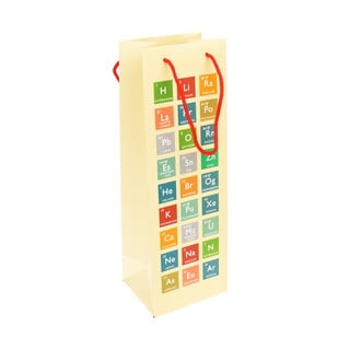 Pungă de cadou pentru vin 12x36 cm Periodic Table - Rex London
