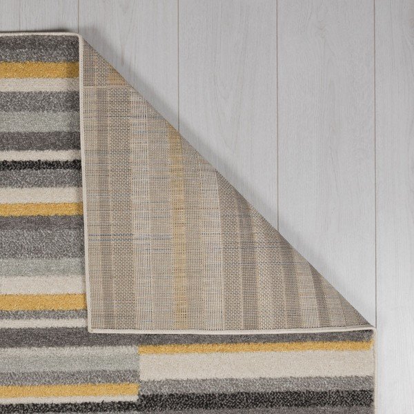 Covor Flair Rugs Urban Lines, 200 x 275 cm, gri - galben-image-3
