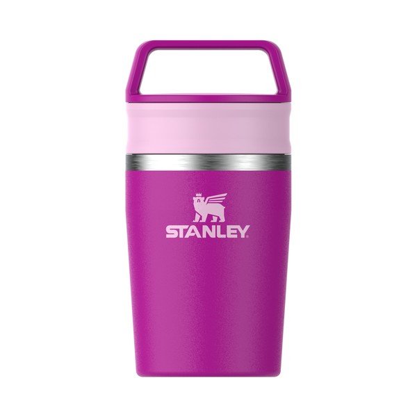 Cană termos roz din oțel inoxidabil 230 ml Café-To-Go Travel Mug Violet Blossom – Stanley