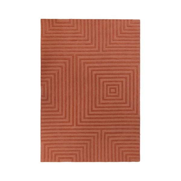 Covor din lână Flair Rugs Estela, 160x230 cm, portocaliu