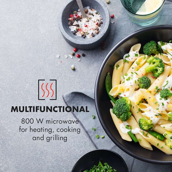 Cuptor cu microunde Klarstein Fine Dinesty, albastru-image-4