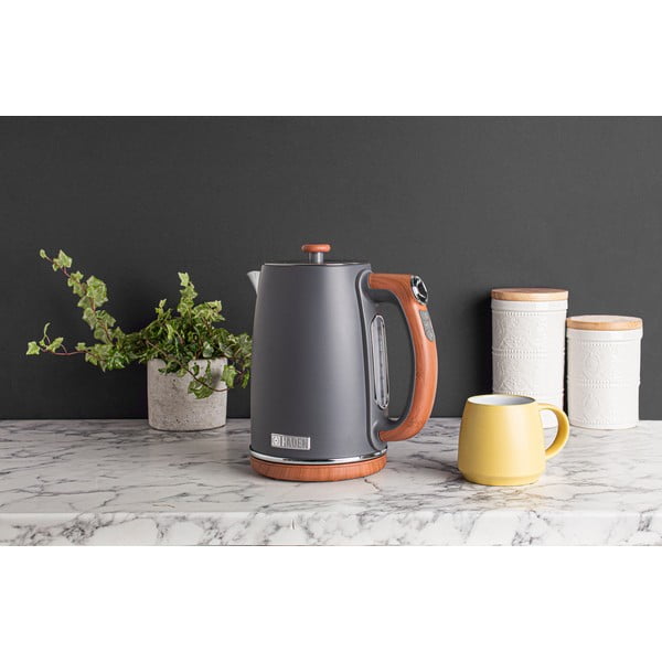 Ceainic electric gri închis 1,7 l Dorchester – Haden-image-1