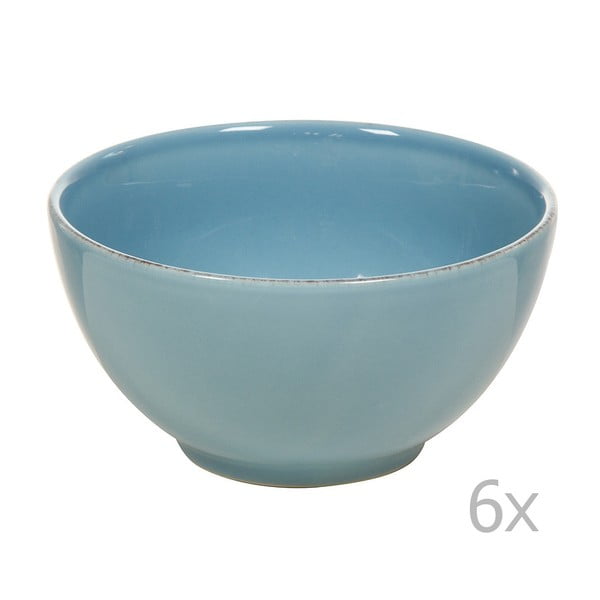 Set 6 boluri din ceramică Santiago Pons, ⌀ 14 cm, albastru 