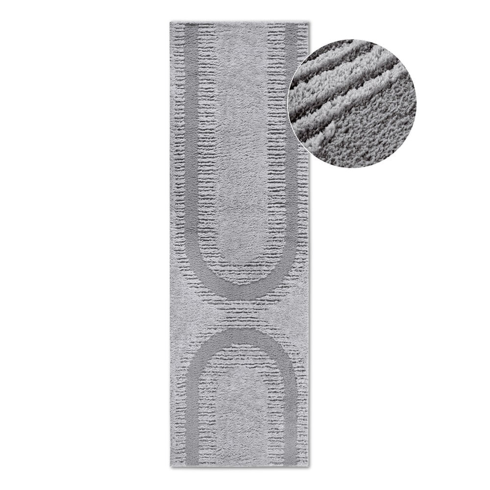 Covor tip traversă gri 80x240 cm Bartoux Light Grey – Elle Decoration