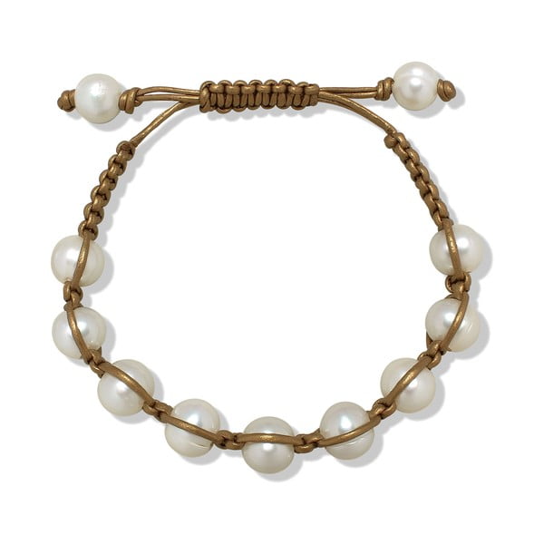 Brățară maro cu perle Mara de Vida-image-2