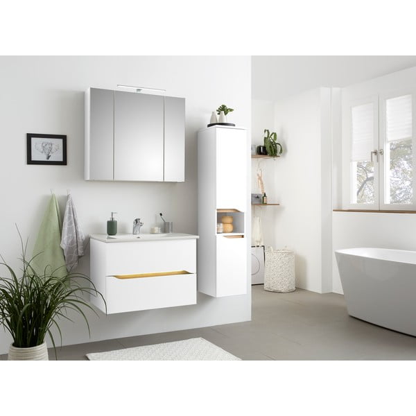 Dulap de baie alb 80x70 cm Set 857 – Pelipal-image-1