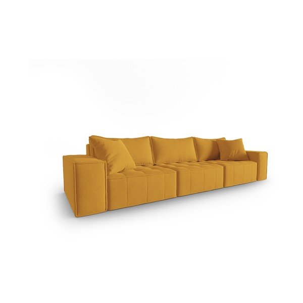 Canapea galbenă 292 cm Mike – Micadoni Home-image-2
