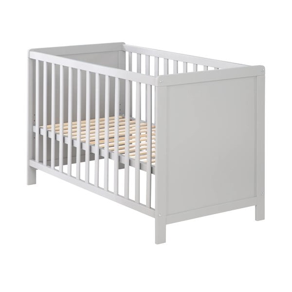 Pătuț gri/taupe 60x120 cm Hamburg – Roba