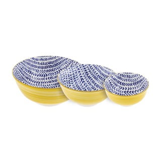 Set 3 boluri din porțelan Villa Altachiara Cetara