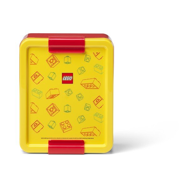 Cutii de gustări pentru copii galbene 2 buc. din plastic Brick – LEGO®-image-3