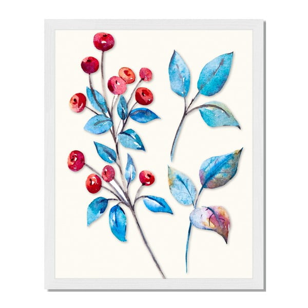 Tablou înrămat Liv Corday Scandi Field Flowers, 40 x 50 cm