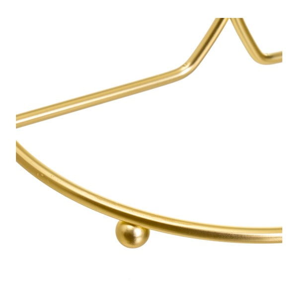 Suport vertical pentru prosoape de bucătărie din hârtie auriu din metal ø 16 cm – Casa Selección-image-3