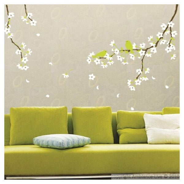 Autocolant Ambiance Pear Tree With Flowers