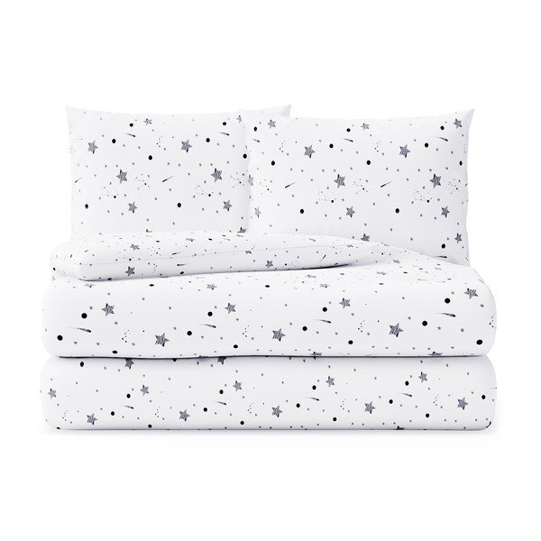 Lenjerie de pat dublu din bumbac AmeliaHome Averi Constellation, 200 x 220 cm-image-2