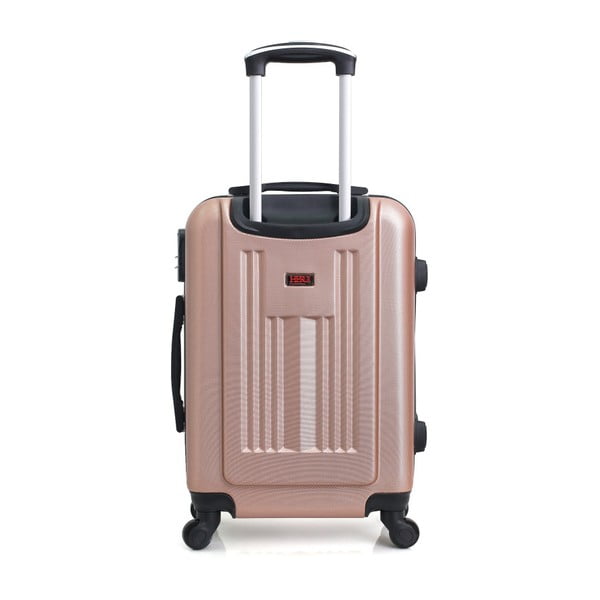 Valiză cu roți Hero Lipari, 37 l, roz auriu-image-2