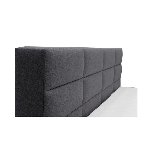 Pat dublu Mazzini Beds Reve, 140 x 200 cm, gri-image-2