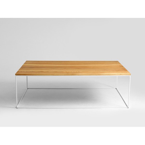 Măsuță de cafea cu structură albă Custom Form Tensio, 100 x 60 cm-image-1